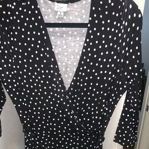 Polka dot Wrap dress ❤️